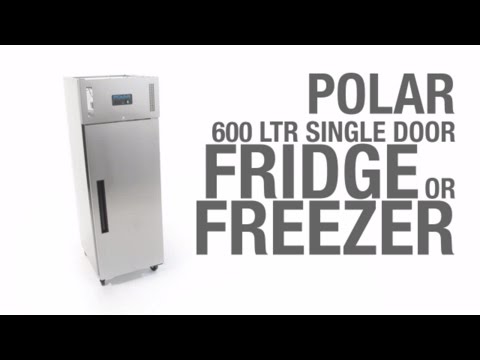 Video Polar RVS koelkast - 600 liter - G592