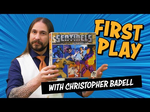 First Game of Sentinels of the Multiverse Definitive Edition with Christopher