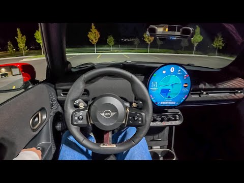 2025 Mini JCW Convertible - POV Night Drive (Binaural Audio)