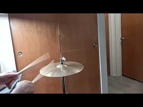 14” Avedis Zildjian Hi Hats - Trans Stamp / Transition Stamp, matched weight thin 688/696 grams, 1946-1953 - 40s 50s 1940s 1950s image 10