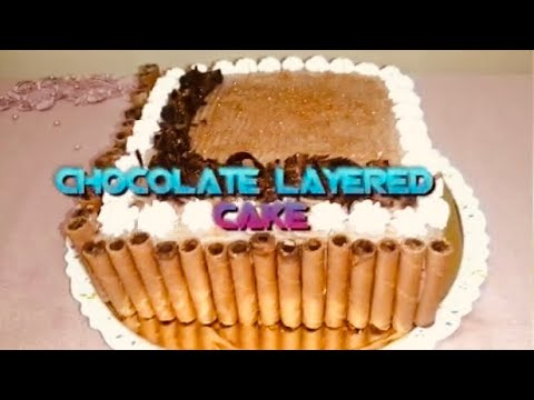 Chocolate Layered Cake by Aqsa