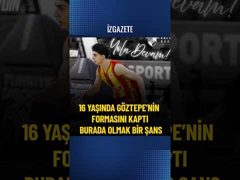 16 yaşında Göztepe’nin formasını kaptı burada olmak bir şans  #izmir#göztepe