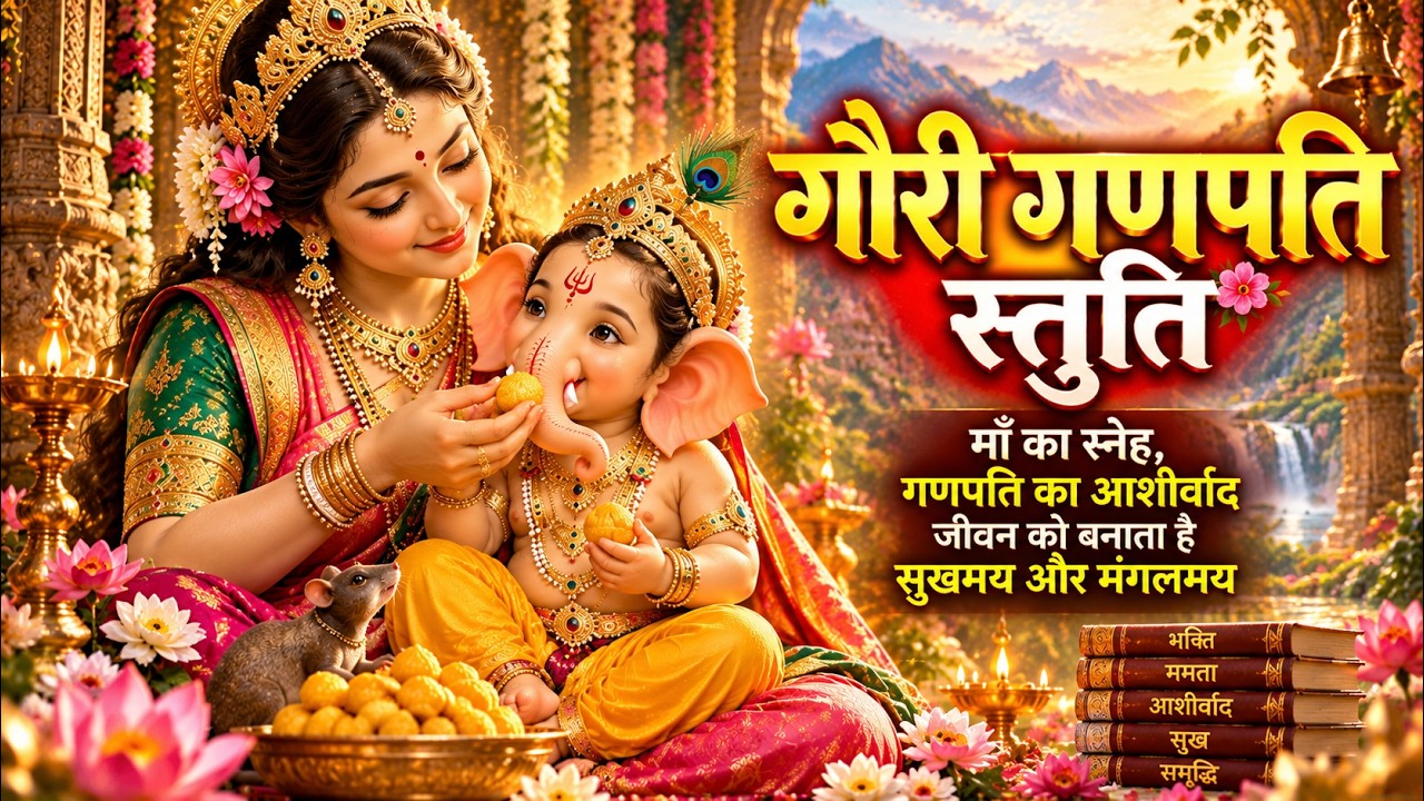 Gauri Ganesh Stuti ? | गौरी गणपति स्तुति | गणपति बप्पा मोरया | Ganesh Stuti