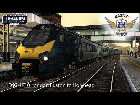1D92 1810 London Euston to Holyhead - North Wales Coast Line - Class 221 - Train Simulator Classic