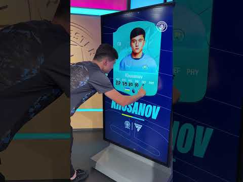 Khusanov tells us what his FC 25 rating should be! 💪 #FC25 #Khusanov #ManCity #ultimateteam
