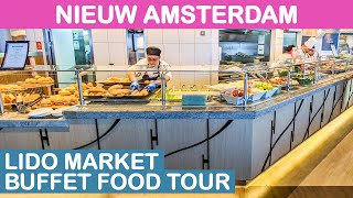 Nieuw Amsterdam: Lido Market Buffet Food Tour (Holland America)