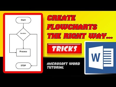 How to create a Flow Chart in Microsoft Word the right way