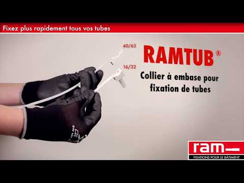 Patte à vis nylon pour cheville RAMTUB x100 RAM