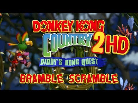 Donkey Kong Country 2 HD Remake - Bramble Scramble