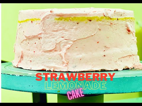 Behind the Scenes - Making of Strawberry Lemonade Cake
