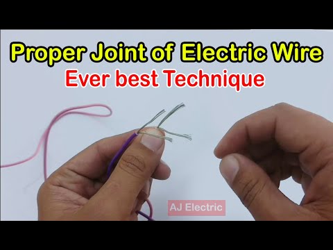 Proper Joint of Electric Wire | Best and Quick Method Video