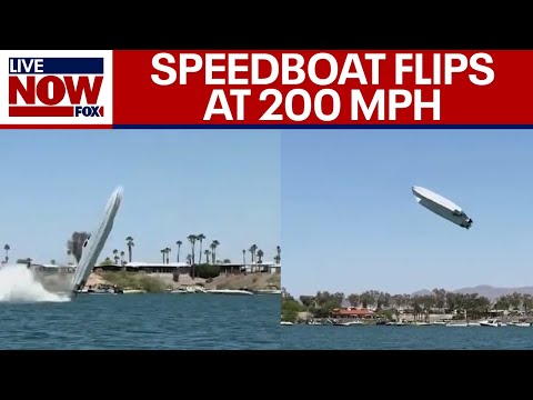Video | WATCH: Speedboat flips midair at 200 MPH on Arizona lake | LiveNOW from FOX