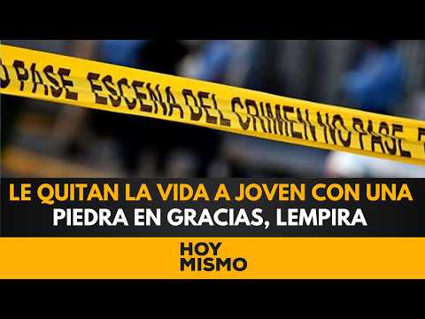 Le quitan la vida a joven con una piedra en Gracias, Lempira: Identifican a la víctima