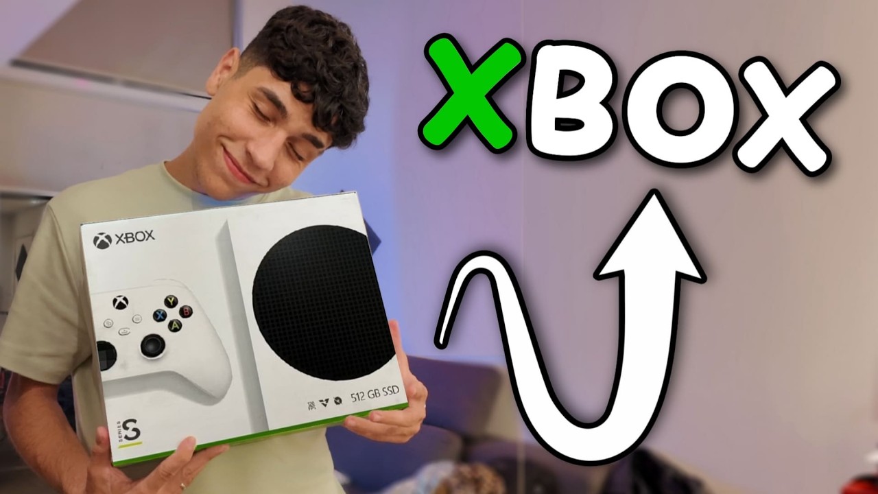 FINALMENTE COMPREI UM XBOX SERIES S
