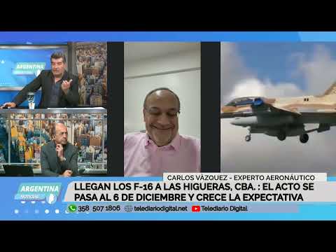 Llegan los F-16 a las Higueras el acto se pasa al 6 de diciembre y crece la expectativa