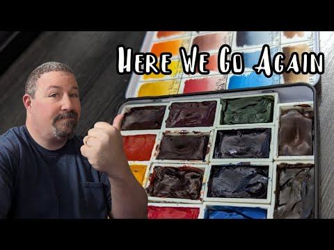 My New QoR/Daniel Smith Watercolor Palette and How I Chose My Colors