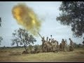 Color battle footage - Tunisia 1943