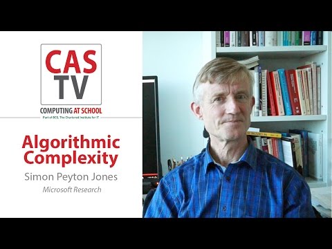Simon Peyton Jones on algorithmic complexity