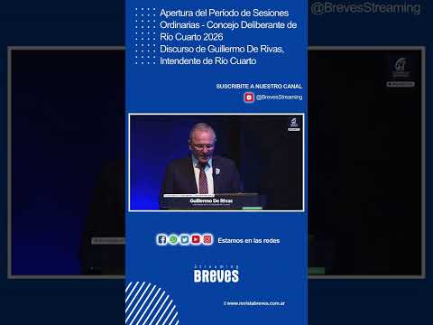 Apertura del Período de Sesiones Ordinarias - Concejo Deliberante de Río Cuarto 2026