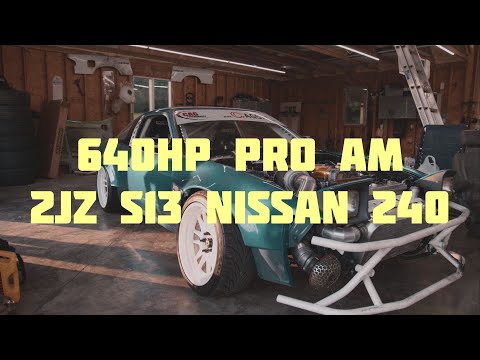 Dustin's 640HP Pro AM 2JZ S13 240 | 4K