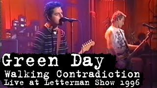Green Day - Walking Contradiction Live at Letterman Show 1996 (HQ 60fps)