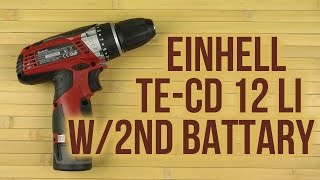Einhell TE-CD 12 Li (4513602) - відео 2