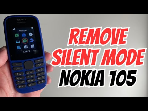 Remove Silent Mode From Nokia 105 Small Phone