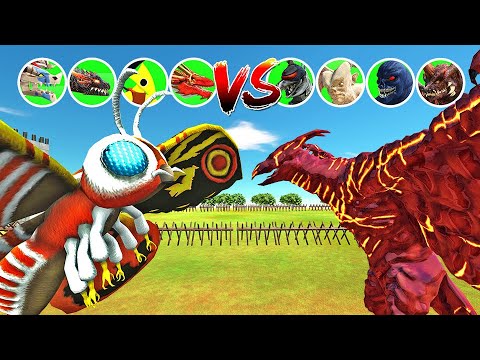 Kaiju Tournament 1VS1: Team Rodan VS Team Mothra [ARBS]