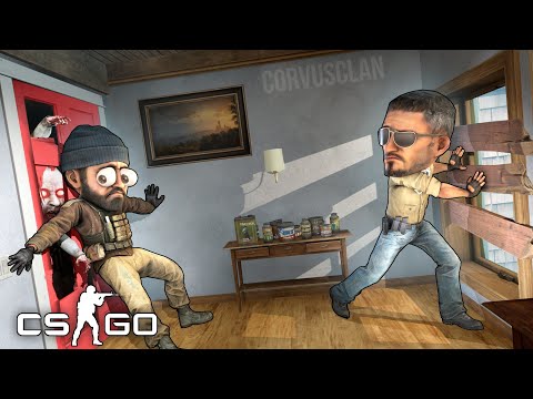 CSGO - I DID IT AGAIN AND THE ZOMBIE GOES COMPLETELY CRAZY! HAHA - Hide and Seek