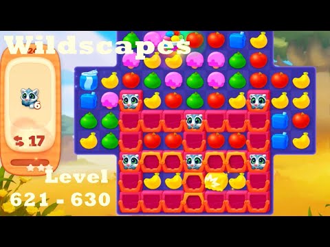 Wildscapes Level 621 - 630 HD Walkthrough | Gameplay | 3 - match game | ios | android | pc | app