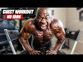 The BEST CHEST Home Workout (NO IRON)