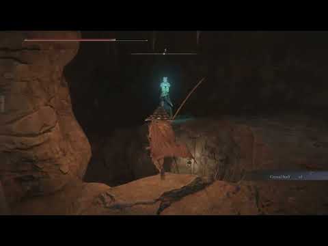 ELDEN RING how to defeat Crystalian enemys with dexterity weapons, Academy crystal cave
