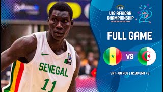 Senegal v Algeria  Full Basketball Game  FIBA U18 