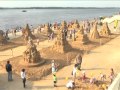 СК "Град" проводит Всероссийский фестиваль песчаных скульптур "Чудеса света" на самарской набережной