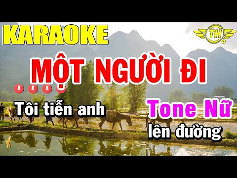 Một Người Đi Karaoke Tone Nữ Nhạc Sống | Trọng Hiếu