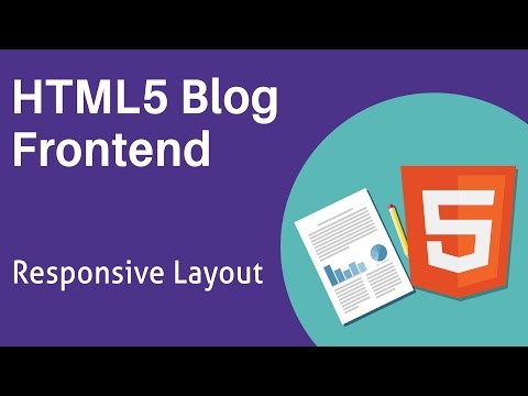 HTML5 Programming Tutorial | Learn HTML5 Blog Frontend Responsive Layout