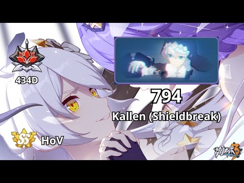 HI3 Ex Abyss Redlotus 434D: Kallen Shieldbreak (794) SS HoV