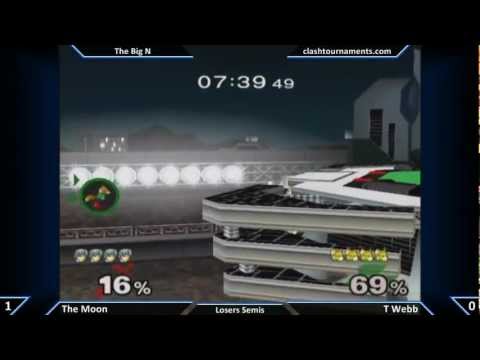 SSBM - The Moon vs T Webb - Losers Semis - The Big N