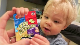 TODDLER BEAN BOOZLED CHALLENGE!