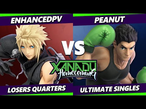 Xanadu Homecoming Top 8 - Peanut (Little Mac) Vs. enhancedpv (Cloud) Smash Ultimate - SSBU