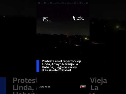 🔴Protesta en el reparto Vieja Linda, Arroyo Naranjo, La Habana.