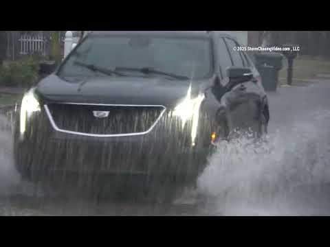 Heavy Rain Floods Streets In Sarasota, FL
