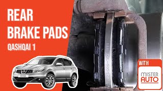 Youtube thumbnail of video "How to replace the rear brake pads Qashqai 1 🚗"