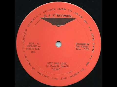 BLISS of Jamaica. Just one look. Lovers Rock