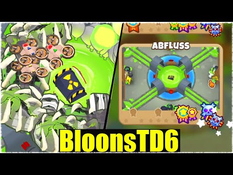 DIE LEICHTESTE ABFLUSS SCHIMPANSENTAKTIK! - Bloons Td6 [Deutsch/German]