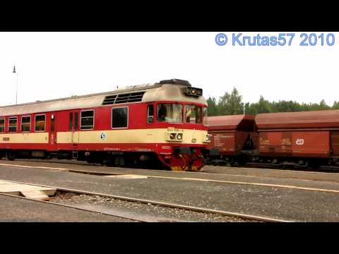 ČD 814.221, 814.057 a 854.006 - Kladno, 12.8.2010