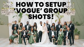 How to photograph & film a luxury wedding in Portugal! Vogue group pos