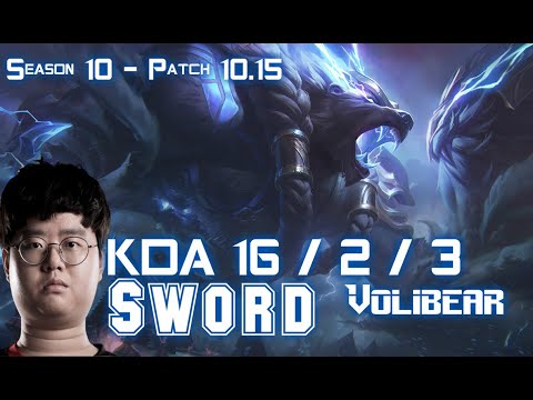 Sword VOLIBEAR vs JAYCE Top - Patch 10.15 KR Ranked