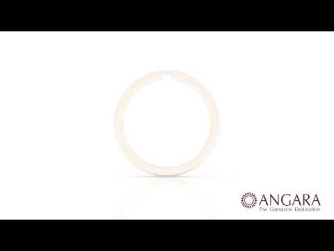 Tension Set Round Diamond Solitaire Wedding Band for Him