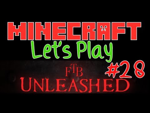 FTB Unleashed Hardcore - Episode 28 - More POWAH!!! More QUARRIES - let's play Minecraft